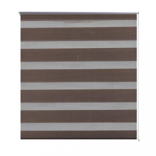 Redőnyök és rolók, Zebra roló 117 x 230 cm Kávészínű