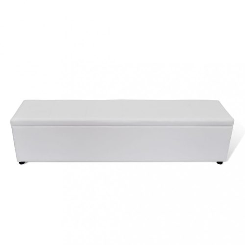 Tároló- és előszobai padok, vidaXL fehér tárolópad 168x44x44 cm
