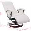 Elektromos masszázsszékek, vidaXL fehér műbőr shiatsu masszázsfotel