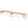 Nappali bútorok, vidaXL monitorállvány forgácslap 110x23,5x9 cm bézs