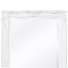 Tükrök, vidaXL 120x60 cm Fehér Barokk stílusú fali tükör