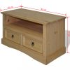 Nappali bútorok, vidaXL Corona-stílusú mexikói fenyő TV szekrény 91 x 43 x 56 cm