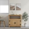 Nappali bútorok, vidaXL mexikói Corona-stílusú fenyő TV szekrény 80 x 43 x 78 cm