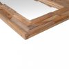Tükrök, vidaXL dekoratív és téglalap-alakú tükör tíkfából 120 x 60 cm
