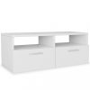 Nappali bútorok, vidaXL fehér faforgácslap TV szekrény 95 x 35 x 36 cm