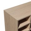 Cipőpolcok és -állványok, vidaXL tölgyszínű szerelt fa cipőpolc 92 x 30 x 67,5 cm