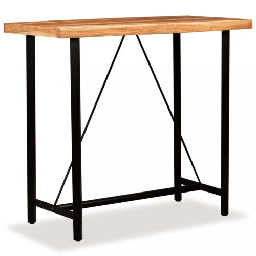 Konyha- és étkezőasztalok, vidaXL tömör akácfa bárasztal 120 x 60 x 107 cm