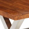 Konyha- és étkezőasztalok, vidaXL tömör fa étkezőasztal paliszander felülettel 180 x 90 x 76