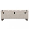 Tároló- és előszobai padok, vidaXL 3 db tömör fa és acél tárolópad 112 x 37 x 45 cm