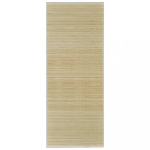 Szőnyegek, vidaXL természetes színű bambusz szőnyeg 100 x 160 cm