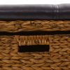 Tároló- és előszobai padok, vidaXL barna tengerifű pad 2 kosárral 71 x 40 x 42 cm