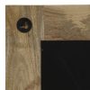 Tükrök, vidaXL tömör mangófa keretű tükör 50 x 110 cm