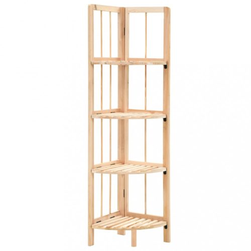 Könyvespolcok, állópolcok, vidaXL cédrusfa sarokpolc 27 x 27 x 110 cm