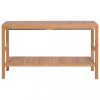 Fürdőszobai pipereasztalok, vidaXL tömör tíkfa fürdőszobai pipereszekrény 132 x 45 x 75 cm