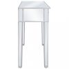 Kisasztalok, vidaXL tükrös konzolasztal MDF-ből és üvegből 106,5 x 38 x 76,5 cm