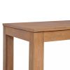 Konyha- és étkezőasztalok, vidaXL természetes felületű tömör tíkfa étkezőasztal 120 x 60