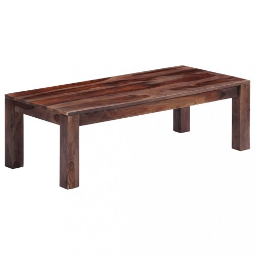 Dohányzóasztalok, vidaXL szürke tömör fa dohányzóasztal 110 x 50 x 35 cm