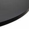 Konyha- és étkezőasztalok, vidaXL fekete MDF bárasztal Ø60 cm
