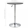 Konyha- és étkezőasztalok, vidaXL fekete MDF bárasztal Ø60 cm