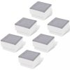 Kültéri világítás, vidaXL 6 db beépíthető LED fény 100 x 100 x 68 mm