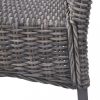Konyhai és étkezőszékek, vidaXL 6 db barna Kubu rattan és mangófa étkezőszék
