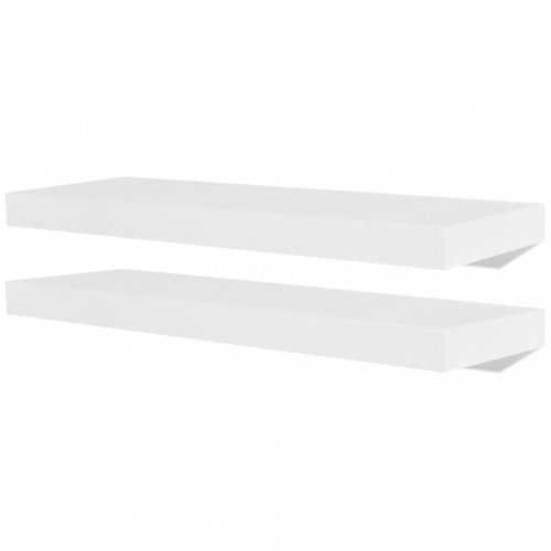 Fali polcok és párkányok, vidaXL 4 db fehér fali polc 60 cm