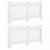 Radiátor kiegészítők, vidaXL 2 db fehér MDF radiátorburkolat 152 cm