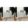 Radiátor kiegészítők, vidaXL 2 db fehér MDF radiátorburkolat 172 cm