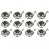 Kültéri világítás, vidaXL 12 db fehér kerek kültéri napelemes LED lámpa 12 cm