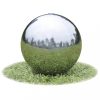 Szökőkutak és vízesések, vidaXL 3 db kerti gömb alakú rozsdamentes acél szökőkút