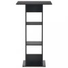 Konyha- és étkezőasztalok, 280206 vidaXL Bar Table Black 60x60x110 cm