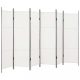 Térelválasztók, vidaXL fehér 6 paneles paraván 300 x 180 cm