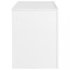 Nappali bútorok, vidaXL magasfényű fehér TV-szekrény LED-lámpákkal 130 x 35 x 45 cm