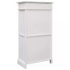 Cipőpolcok és -állványok, vidaXL fehér császárfa cipősszekrény 50 x 28 x 98 cm