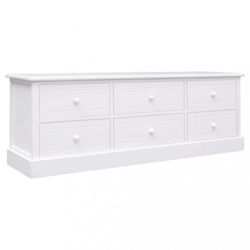 Tároló- és előszobai padok, vidaXL fehér fa előszoba pad 115 x 30 x 40 cm