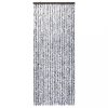 Ablak szúnyoghálók, vidaXL barna és bézs zsenília rovarfüggöny 90 x 220 cm