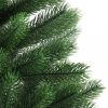 Karácsonyfák, vidaXL zöld műkarácsonyfa élethű tűlevelekkel 65 cm
