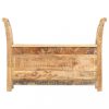 Tároló- és előszobai padok, vidaXL tömör mangófa előszobai pad 103 x 33 x 72 cm