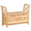 Tároló- és előszobai padok, vidaXL tömör mangófa előszobai pad 103 x 33 x 72 cm