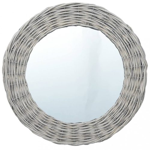 Tükrök, vidaXL fonott vesszőkeretes tükör 40 cm