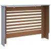 Radiátor kiegészítők, vidaXL antracitszürke MDF radiátorburkolat 112 x 19 x 81,5 cm