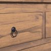 Nappali bútorok, vidaXL tömör tíkfa TV-szekrény 110 x 35 x 40 cm