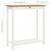 Konyha- és étkezőasztalok, vidaXL tömör tölgyfa bárasztal 100 x 40 x 110 cm