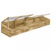 Melegházak, vidaXL 2 db impregnált fenyőfa melegház 200 x 50 x 35 cm