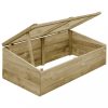 Melegházak, vidaXL 2 db impregnált fenyőfa melegház 100 x 50 x 35 cm