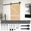 Ajtók, vidaXL tömör fenyőfa tolóajtó fémszerelék szettel 80 x 210 cm