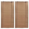 Redőnyök és rolók, vidaXL 2 db barna bambusz redőny 80 x 160 cm