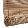 Redőnyök és rolók, vidaXL 2 db barna bambusz redőny 80 x 160 cm