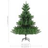 Karácsonyfák, vidaXL zöld megvilágított karácsonyi Nordmann műfenyő 120 cm