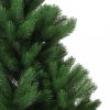 Karácsonyfák, vidaXL zöld nordmann műfenyő LED-fényekkel és gömbszettel 150 cm